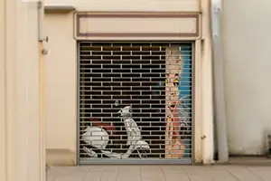 Grille en métal de magasin à Fréjus St-Raphael